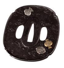 Iron Tsuba Signed "August 1861, Wada Isshin" with Tokubetsu Hozon Tosogu - Published