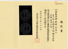 Shakudo Tsuba Attributed to Kyo-Kinko School with NBTHK Hozon Tosogu - Dragon