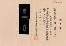 Iron Fuchikashira Signed "Teikan" with NBTHK Tokubetsu Hozon Tosogu - Ryuko