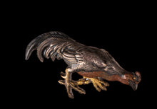 Menuki Attributed to "Den Tokuoki" with NBTHK Hozon Tosogu - Male and Female Shamo - Cockfighting