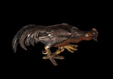 Menuki Attributed to "Den Tokuoki" with NBTHK Hozon Tosogu - Male and Female Shamo - Cockfighting