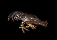 Menuki Attributed to "Den Tokuoki" with NBTHK Hozon Tosogu - Male and Female Shamo - Cockfighting