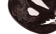 Iron Dragon And Fuji San Theme Tsuba