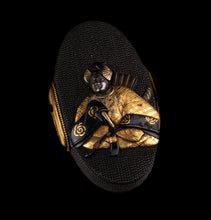 Daisho Shakudo Fuchikashira Signed "Munenao" with NBTHK Tokubetsu Hozon Tosogu - Rokkasen