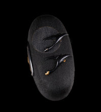 Shakudo Nanako Fuchikashira Signed "Naniwa No Ju Yabu Tsuneyuki" with Tokubetsu Hozon Tosogu- Geese and Moon