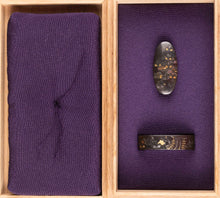 Shibuichi Fuchikashira Signed "Hosono Sozaemon Masamori" with NBTHK Hozon Tosogu - 36 Poets