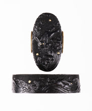 Shakudo Nanako Fuchikashira Decorated with a Hare and Waves - Nami No Usagi