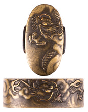 Shinchu Fuchkashira Signed "Rinsendo" with NBTHK Hozon Tosogu - Dragon Among Clouds