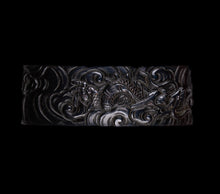 Dragon Shakudo Satsuma Tsuba with NBTHK Tokubetsu Hozon Tosogu + Fuchikashira