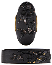 Fuchikashira Signed "Issho Nakagawa Katsuyoshi" with NBTHK Hozon Tosogu - Plum and Nightingale