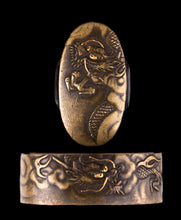 Shinchu Fuchkashira Signed "Rinsendo" with NBTHK Hozon Tosogu - Dragon Among Clouds
