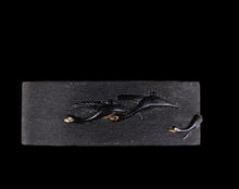 Shakudo Nanako Fuchikashira Signed "Naniwa No Ju Yabu Tsuneyuki" with Tokubetsu Hozon Tosogu- Geese and Moon