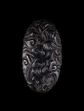 Dragon Shakudo Satsuma Tsuba with NBTHK Tokubetsu Hozon Tosogu + Fuchikashira