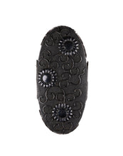 Shakudo Nanako Owari Kinko Fuchikashira with NBTHK Hozon Tosogu - Chrysanthemums and Karakusa