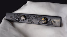 Shakudo Kozuka Decorated with Seashells