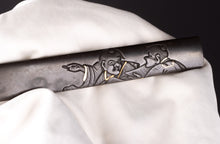Shibuichi Kozuka Signed "Joi" - Gimei - Kanzan and Jittoku