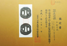 Iron Tanaka Toryusai School Tsuba Signed "Ryuseimin" with NBTHK Tokubetsu Hozon Tosogu