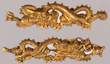 Dragon Theme Menuki with Gold Foil