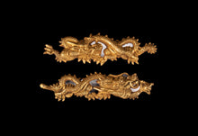 Dragon Theme Menuki with Gold Foil