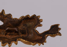Dragon Theme Menuki with Gold Foil