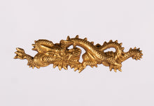 Dragon Theme Menuki with Gold Foil