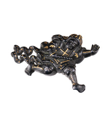 Shakudo Menuki Attributed to Ko-Kinko Tradition with NBTHK Hozon Tosogu - Idaten and Demon