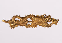 Dragon Theme Menuki with Gold Foil