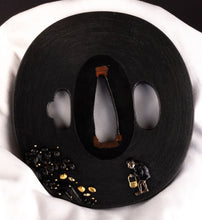 Shakudo Nanako Shokatei School Tsuba with NBTHK Hozon Tosogu - Child on Anchor