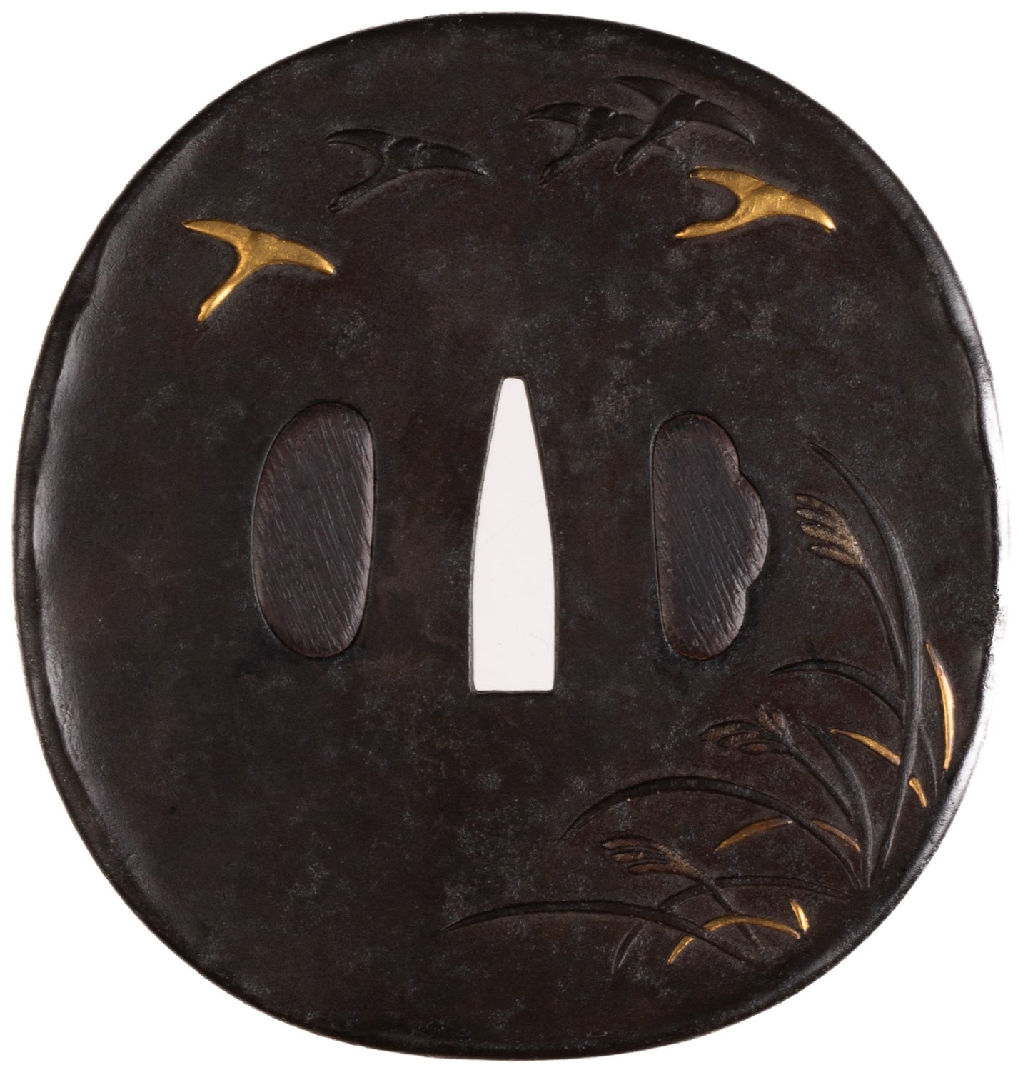 Iron Tsuba Signed 