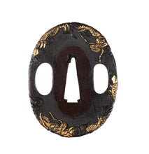 Soft Metal Dragon Theme Tanto Tsuba