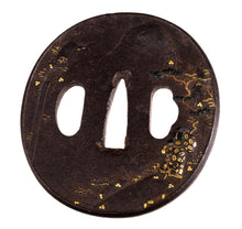 Iron Mito School Tsuba with NBTHK Hozon Tosogu - Decorated with Poet Li Bai