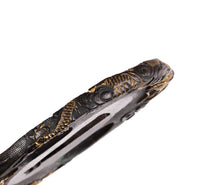 Soft Metal Dragon Theme Tanto Tsuba