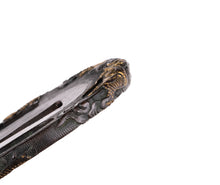 Soft Metal Dragon Theme Tanto Tsuba