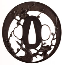 Iron Sukashi Tsuba Signed "Choshu Mitsutaka" with NBTHK Hozon Tosogu