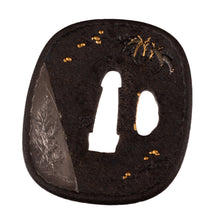 Iron Tanaka School Tsuba by Toshikage with NBTHK Hozon Tosogu - Three Friends of Winter
