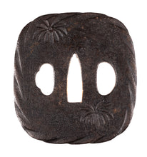 Katana Koshirae with Shakudo Karakusa Fuchikashira and Flowers Menuki