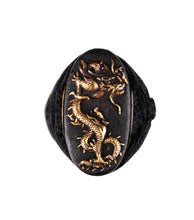Katana Tsuka With Dragon Fuchikashira and Ryuko Menuki