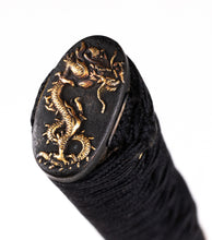 Katana Tsuka With Dragon Fuchikashira and Ryuko Menuki