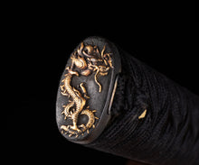 Katana Tsuka With Dragon Fuchikashira and Ryuko Menuki