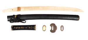 Wakizashi Koshirae With Matching Fittings - Decorated with a Dragon