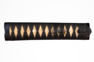 Wakizashi Tsuka with Taira Clan Kamon and Shojo Menuki