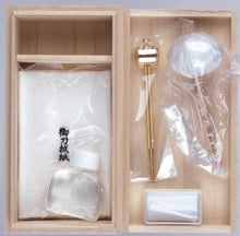 Traditional Japanese Sword Care Set in Wooden Box